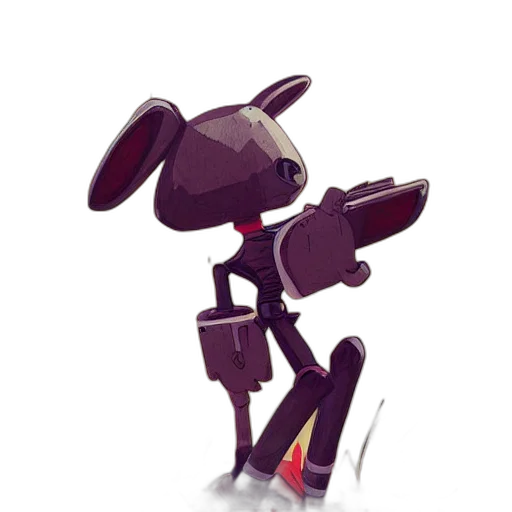 robot, staff, hat, weapon transparent PNG cut-out
