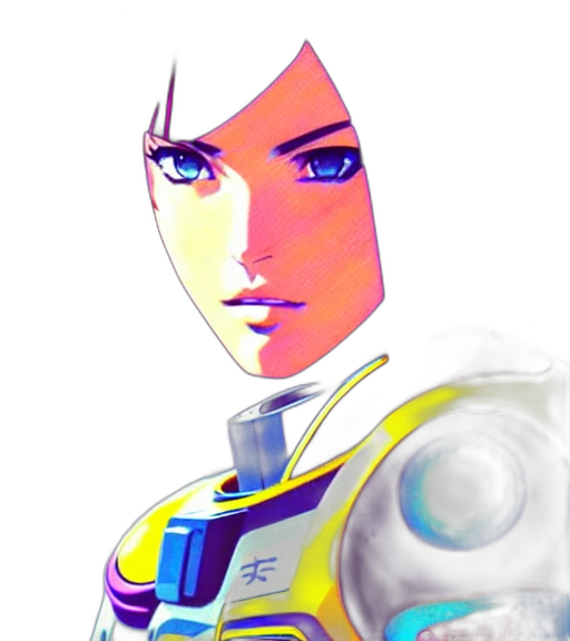 robot, face, jacket, staff transparent PNG cut-out