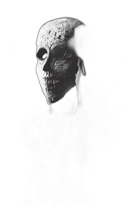 mask, face, creature, robot transparent PNG cut-out