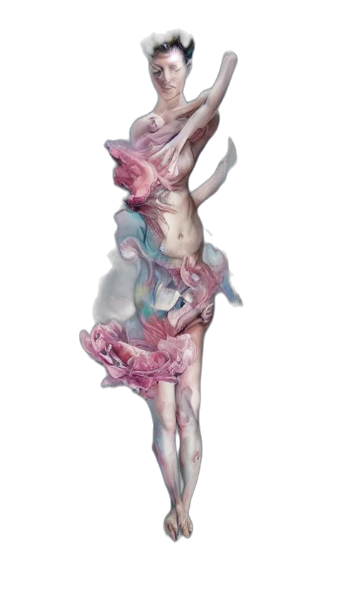 dress, creature, hair, animal transparent PNG cut-out