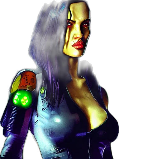 robot, comic book art, concept art, cyberpunk transparent PNG cut-out