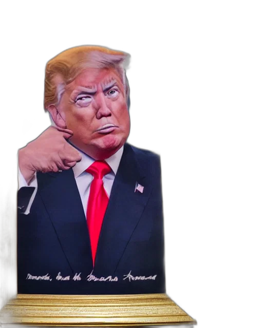 mask, photorealistic, presidential, portrait transparent PNG cut-out