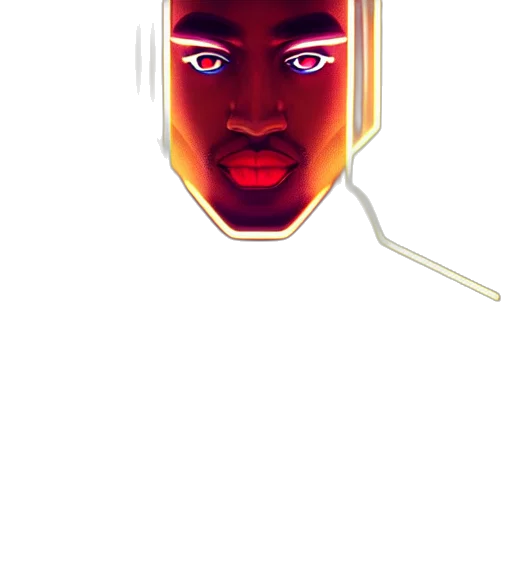 mask, face, staff, robot transparent PNG cut-out