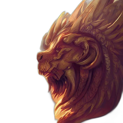 dragon, mask, face, creature transparent PNG cut-out