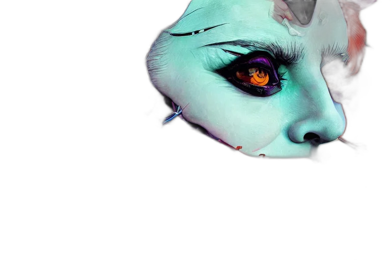 mask, face, creature, robot transparent PNG cut-out
