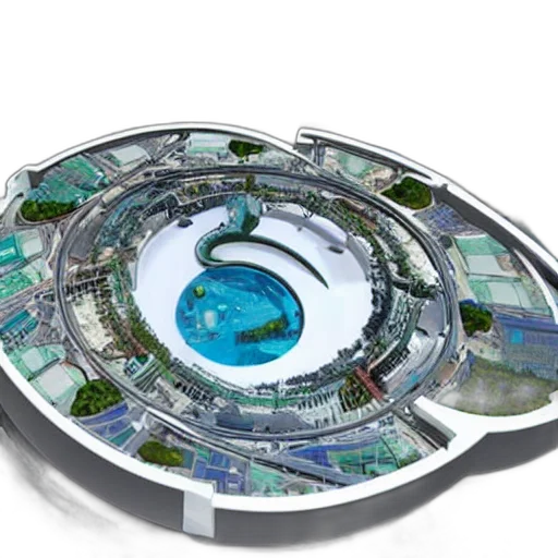 jewelry, 3d render, concept art, outer space transparent PNG cut-out