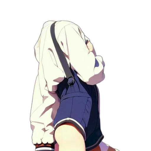 dress, jacket, mask, staff transparent PNG cut-out