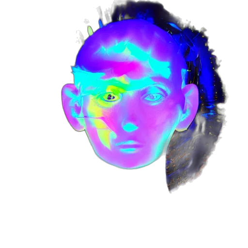 face, mask, robot, creature transparent PNG cut-out