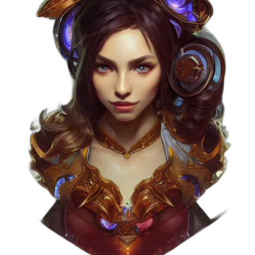 face, crown, jewelry, staff transparent PNG cut-out
