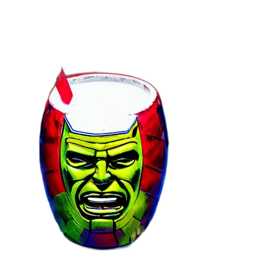 mask, bottle, face, comic book art transparent PNG cut-out
