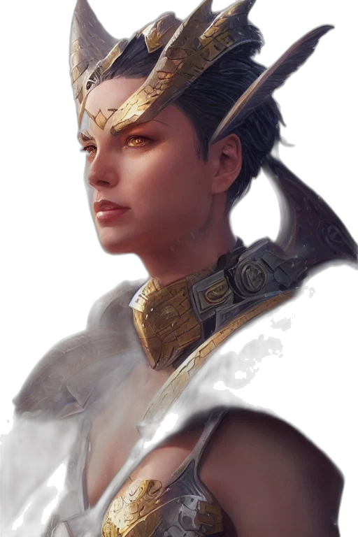 face, jewelry, staff, dragon transparent PNG cut-out
