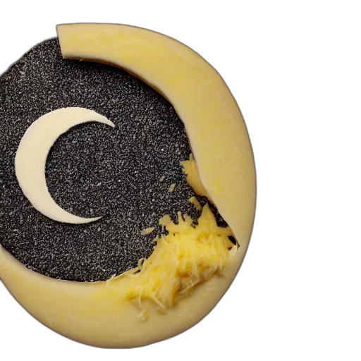 food, monochrome, dark, moon transparent PNG cut-out