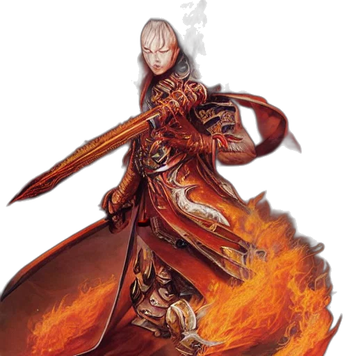 sword, dragon, staff, weapon transparent PNG cut-out