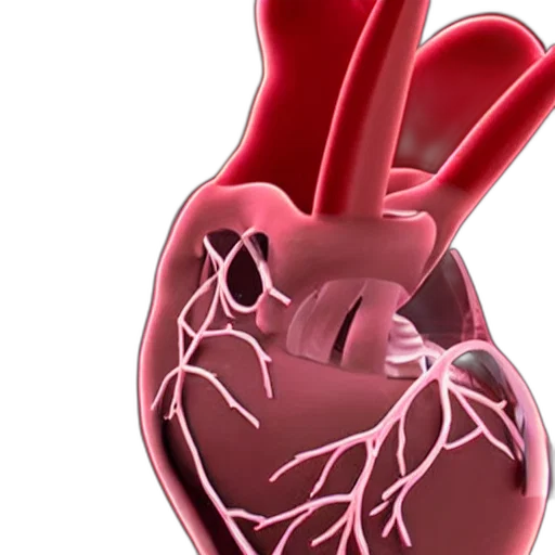 3d render, close, anatomical, model transparent PNG cut-out