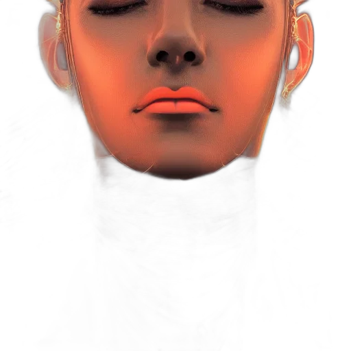 face, mask, crown, robot transparent PNG cut-out