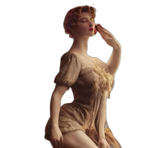 dress, 3d render, photorealistic, concept art transparent PNG cut-out