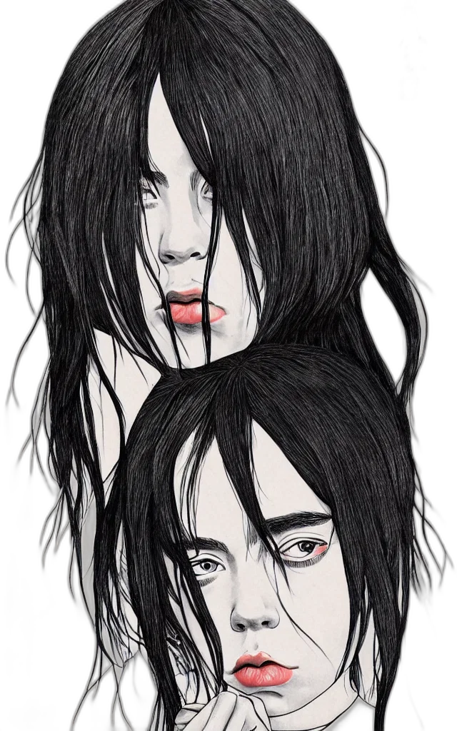 hair, face, mask, cartoon transparent PNG cut-out