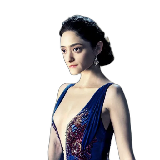 dress, jewelry, photorealistic, concept art transparent PNG cut-out