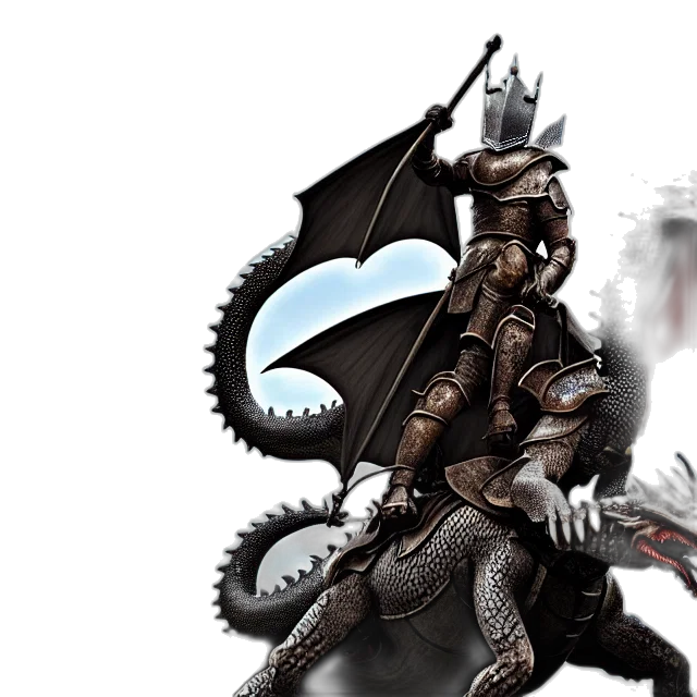 dragon, fantasy art, concept art, pixel art transparent PNG cut-out