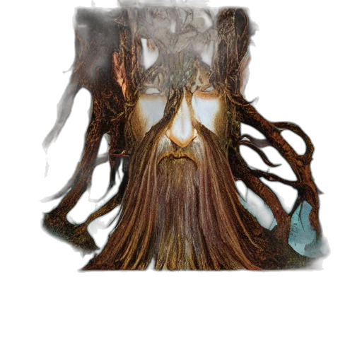 hair, tree, creature, mask transparent PNG cut-out