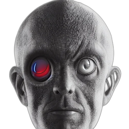 mask, face, robot, creature transparent PNG cut-out
