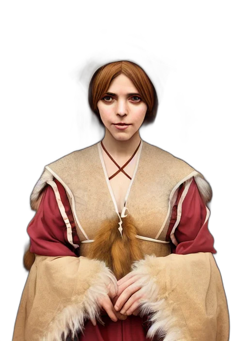 jacket, staff, face, animal transparent PNG cut-out