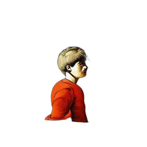 staff, jacket, face, hair transparent PNG cut-out