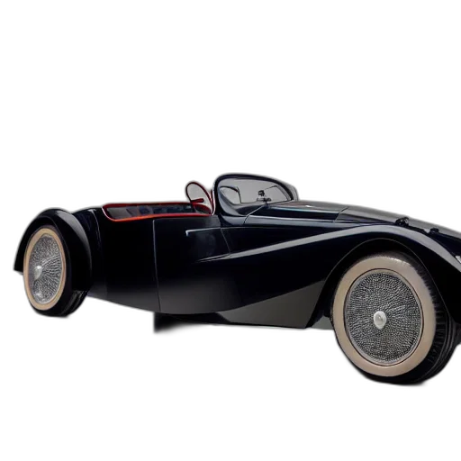 car, bugatti, type, atlantic transparent PNG cut-out