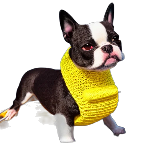 animal, jacket, 3d render, photorealistic transparent PNG cut-out