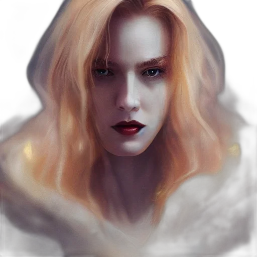 face, fantasy art, concept art, photorealistic transparent PNG cut-out
