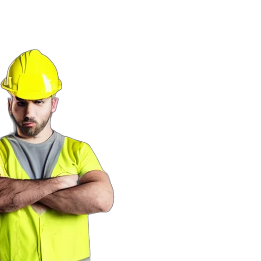 staff, hat, robot, face transparent PNG cut-out
