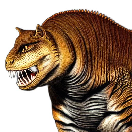 animal, creature, dragon, photorealistic transparent PNG cut-out
