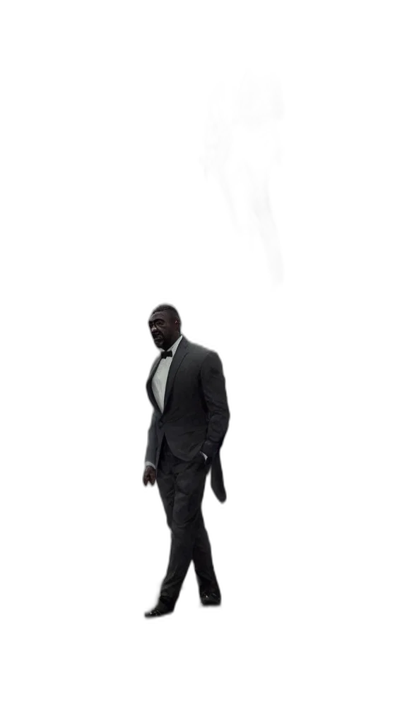 staff, jacket, umbrella, robot transparent PNG cut-out