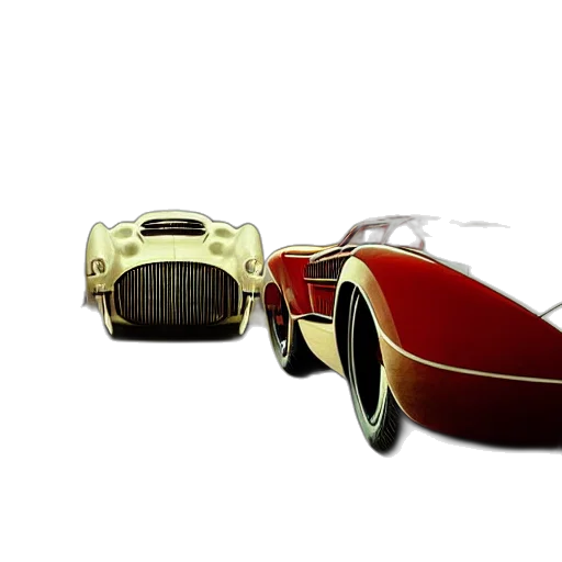 car, 3d render, concept art, photorealistic transparent PNG cut-out