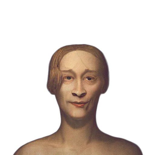face, mask, hair, crown transparent PNG cut-out
