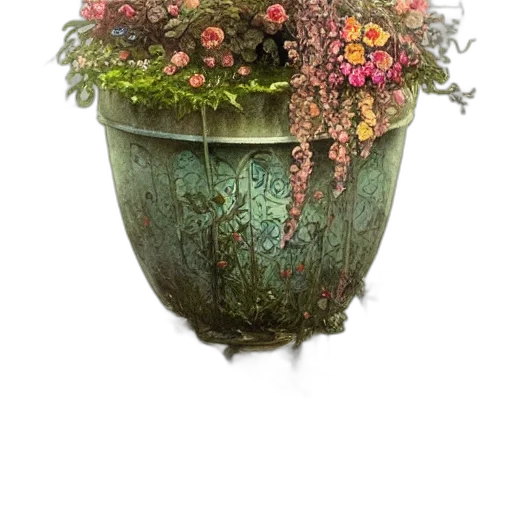 crown, flower, hat, staff transparent PNG cut-out