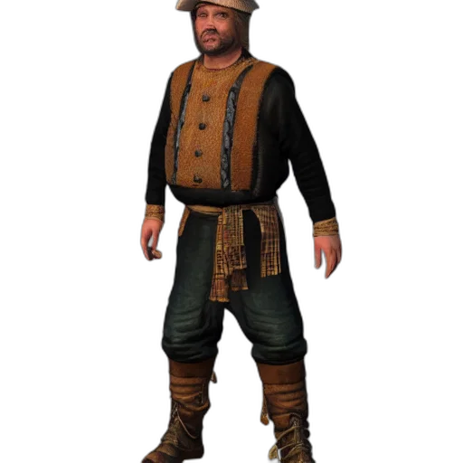 staff, hat, weapon, animal transparent PNG cut-out