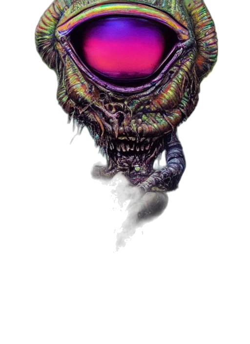 creature, mask, dragon, face transparent PNG cut-out