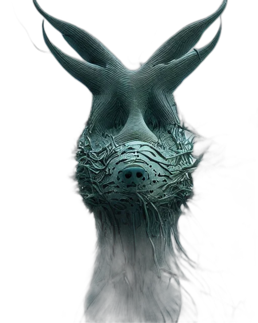 mask, dragon, creature, face transparent PNG cut-out