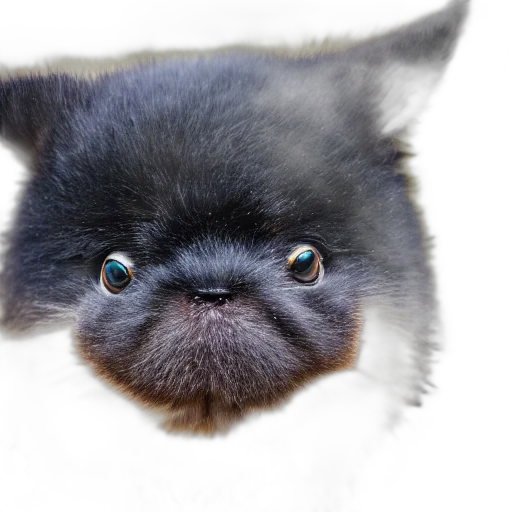 animal, face, creature, hair transparent PNG cut-out