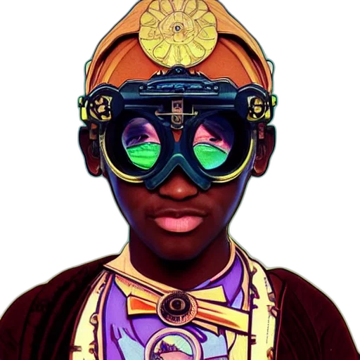 mask, face, crown, staff transparent PNG cut-out