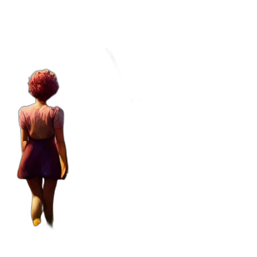 dress, hair, robot, jacket transparent PNG cut-out