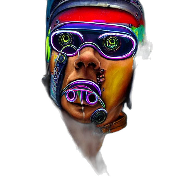 mask, face, robot, staff transparent PNG cut-out