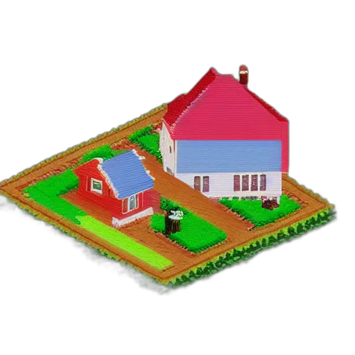 building, furniture, 3d render, concept art transparent PNG cut-out
