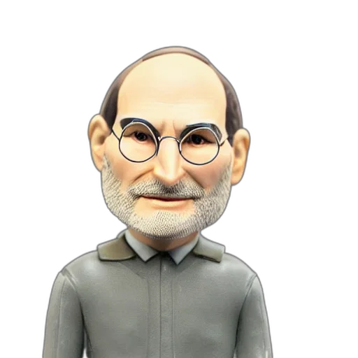 staff, face, 3d render, cartoon transparent PNG cut-out