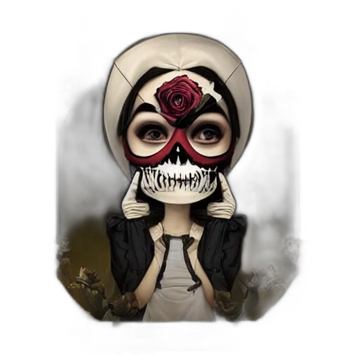 mask, face, fantasy art, concept art transparent PNG cut-out