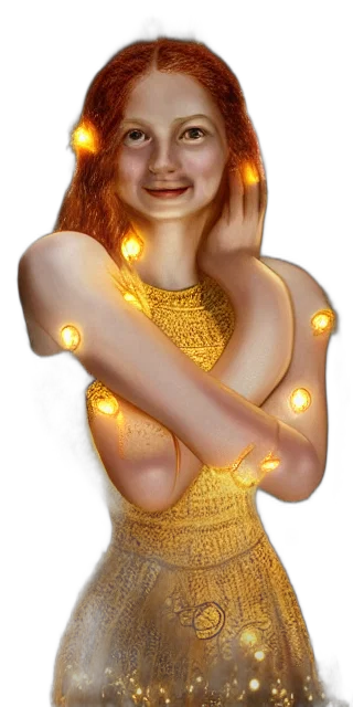 jewelry, dress, 3d render, fantasy art transparent PNG cut-out