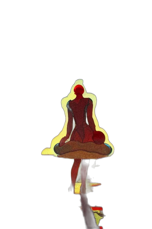 dress, staff, crown, furniture transparent PNG cut-out