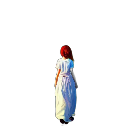 dress, staff, robot, sword transparent PNG cut-out