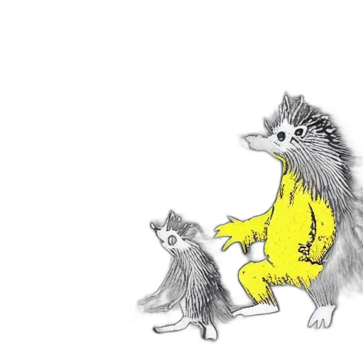 creature, animal, concept art, hedgehog transparent PNG cut-out